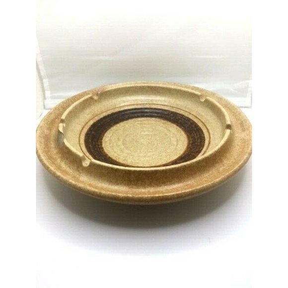 Vintage Pottery Craft 395 Large Ashtray Ceramic Dish Trinket Catch All Made USA - Picture 1 of 5